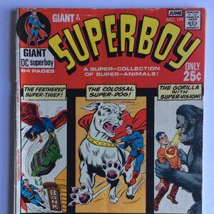 Superboy #174 (Jun 1971, DC) The Colossal Superdog! Giant Issue